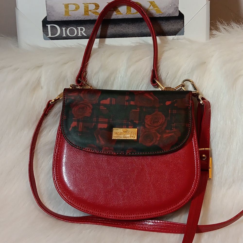 Zamponi Leather Red Small Bag